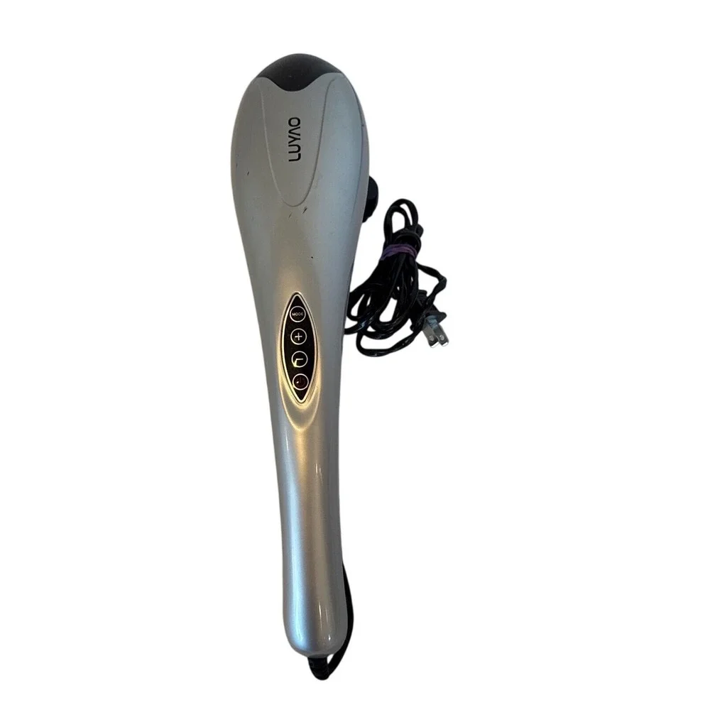 Luyao Handheld Deep Tissue Massager LY-632A Silver Percussion Muscle Relief 25W